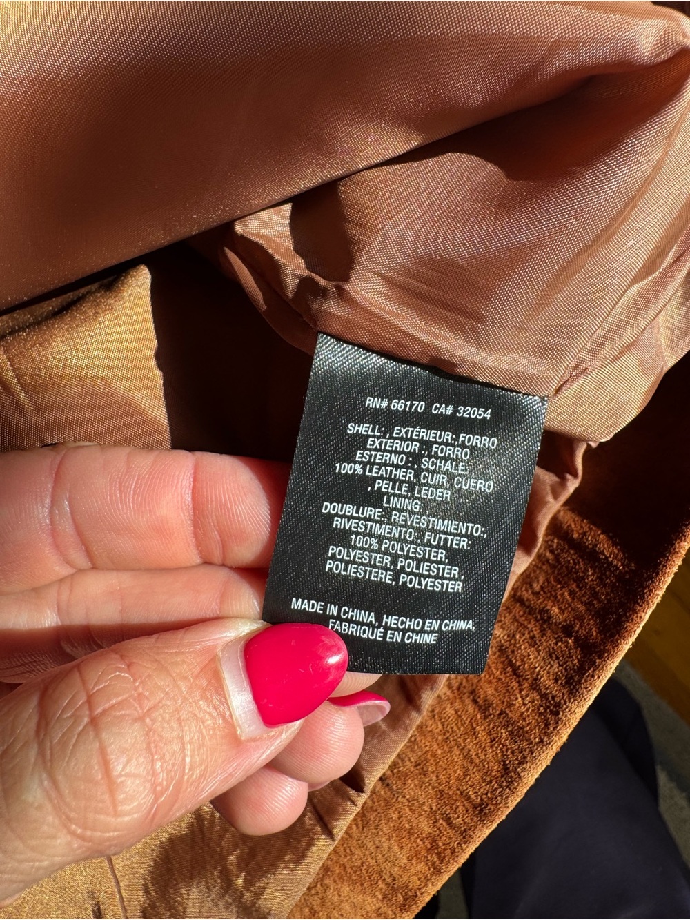 Anthropologie Suede Leather Rust
Brown Button Front Mini Skirt - Picture 8 of 8
